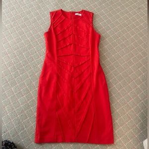 Calvin Klein Red Work Dress